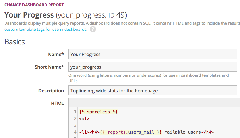 Your your_progress report will look a little something like this